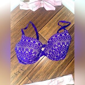 Victoria’s Secret lined Demi purple nude bra